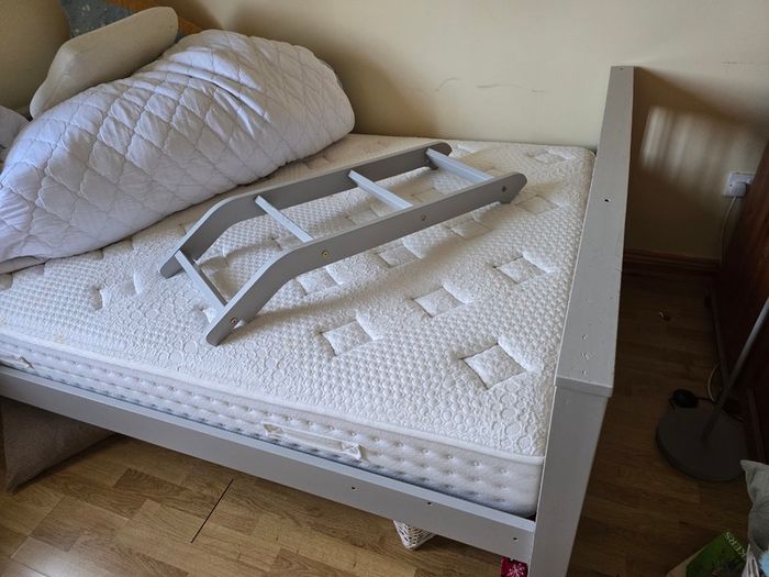 Twin (3ft) & (4ft6) Grey Bunk Bed