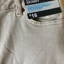 BNWT Size 14 Sand Coloured Jeans by Penney's Image 3