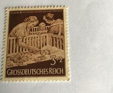 Rare Genuine German WW2 stamp