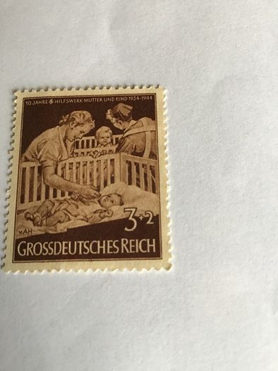 Rare Genuine German WW2 stamp