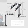 Hitch Mount Bike Rack, 4-Bike Carrier Rack, 150 LBS Capacity Bike Rack Hitch for 2-inch Receiver, Titling and Folding Bike Carrier with No-Wobble U Bolt and Strap, for Car, SUV, Truck, RV Image 5