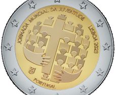 Portugal 2 Euro Commemorative Coin 2023 - World Youth Day. Uncirculated.
