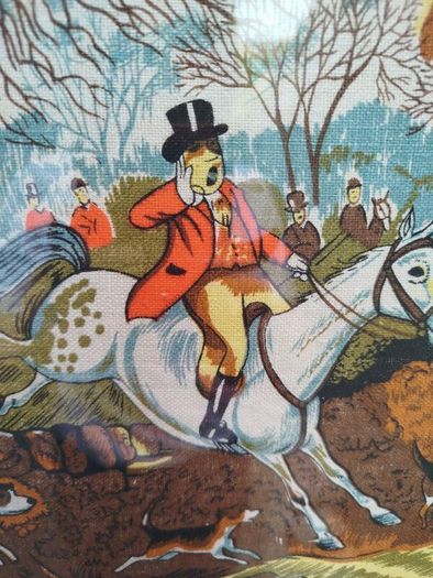 Vintage Framed Hunt Image