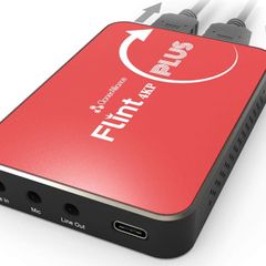 ClonerAlliance Flint 4KP Plus, 4K@60fps Passthrough, 1080p@60fps Video Capture with Mic Input, Ultra-Low Latency, Plug&Play. For Game Consoles, DSLR