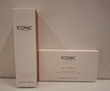 Iconic London Get Cheeky Face Powder Palette & Face Mist Prep Set Blur