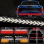 1pc 60-Inch LED Arrow Tailgate Light Bar, Red & Yellow Switchback Sequential Flashing Image 6
