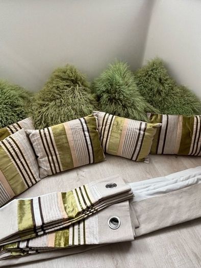 Curtains, cushions & matching accessories