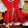 Handmade knitwear baby girls dress Image 2