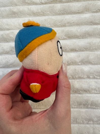 South Park 2000 Eric Cartman plush key keychain for car/window approx. 10 cm. Used Please see photos