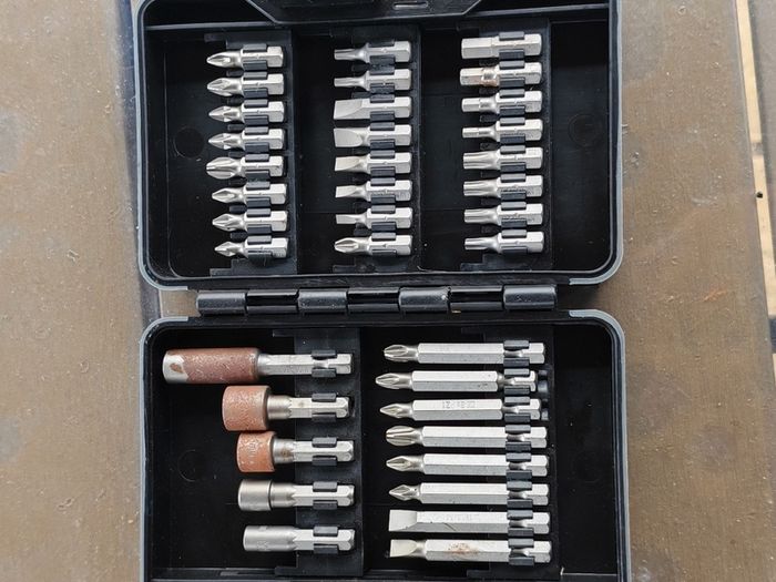 New Drill Bit Set   Screwdriver Bit Set   2 Tool Sets