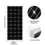 Solar Panel 100w 200w 30MM Thickness Aluminum Frame Glass Solar Panel 100W 36 Cell 12V 18V for Camper Van Mobile Home Outdoor Roof Boat Image 3