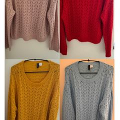 H&M Divided Acrylic Knitted Jumpers X 4
