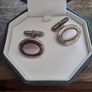 silver cufflinks Image 7