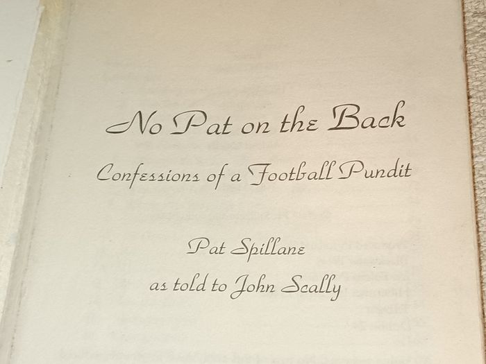 Pat Spillane   Confessions of a Football Pundit Book For Sale Here