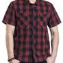 Men's Brandit 4XL "Roadstar" Black & Redd Check Shirt (Brand New) Image 4