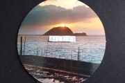 Italy Postcards : Ligurian Coastline , Italian Riviera , Day Break - Circular Postcard