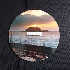 Italy Postcards : Ligurian Coastline , Italian Riviera , Day Break - Circular Postcard