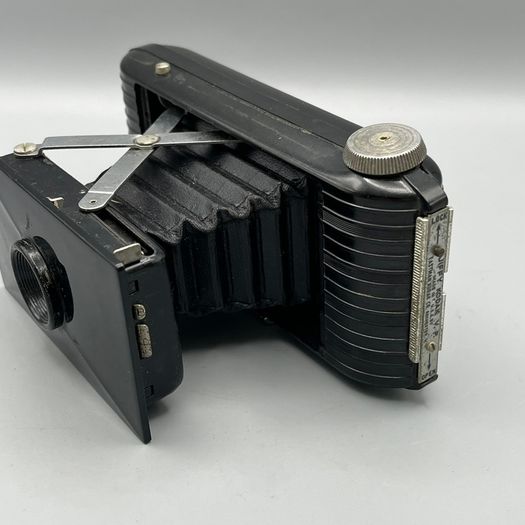 Jiffy Kodak Vp Vest Pocket Bakelite 127 Camera with Original Leather Case-SPARES