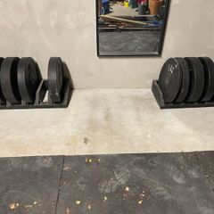 Bumper plates weight storage