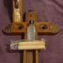 Vintage Wooden "Last Rites" Crucifix Image 2