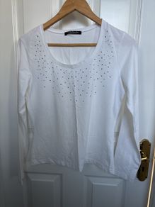 Betty Barclay Long Sleeve Top Size 12