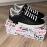 Dolce And Gabbana Men's Logo Portofino Leather Low-top Trainers Image 2
