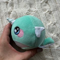 Squeezamals Series 3 squishy abou 3.5 JOY NARWHAL scented plush Used Please look at the pictures