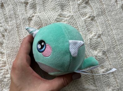 Squeezamals Series 3 squishy abou 3.5 JOY NARWHAL scented plush Used Please look at the pictures