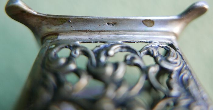 Vintage Container Holder Continental Silver 800 - 49g