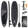Inflatable Stand Up Paddle Board Maona, 308 x 76 x 10 cm, black, incl. pump and carrying bag, made of PVC and EVA Image 6