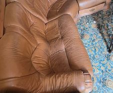 Leather Corner Suite with storage