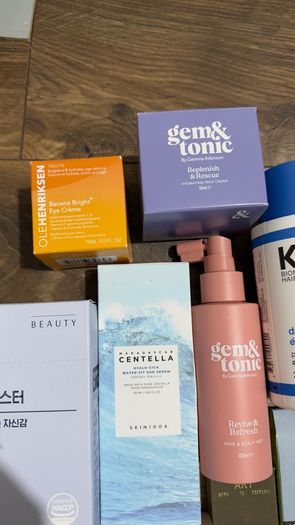 Mixture of skincare, body care new