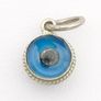 925 Vintage Sterling Silver Evil Eye Protection Charm Image 4