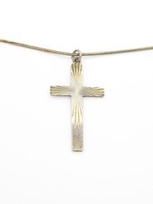 925 Silver Cross Necklace