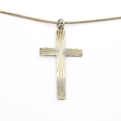 925 Silver Cross Necklace