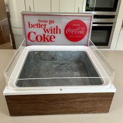 Vintage Coca Cola Kelvinator Countertop Cooler 60's