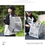 Ventilated Cats Dogs Rabbits Carrier Backpack for Small Pets and Puppies Perfect for Outdoor Adventures and Vet Visits, Ultimate Comfort On-the-Go, Grey Image 5
