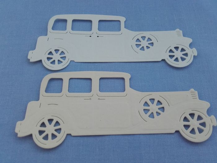 Die Cuts - Wedding - Vintage Cars x 3 - Mixed colours available