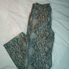 Snake Skin Print Savida Jeans