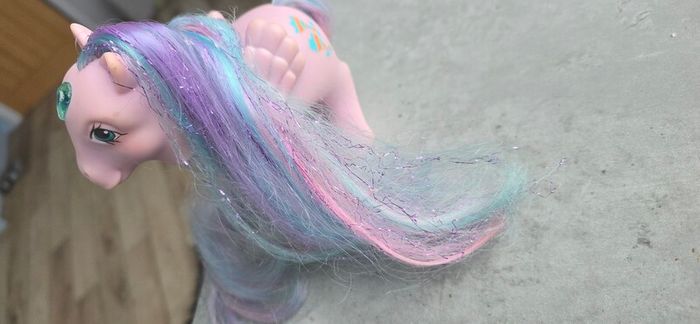 Brilliant Bloom Princess Brush N Grow Ponies MLP G1 My Little Pony