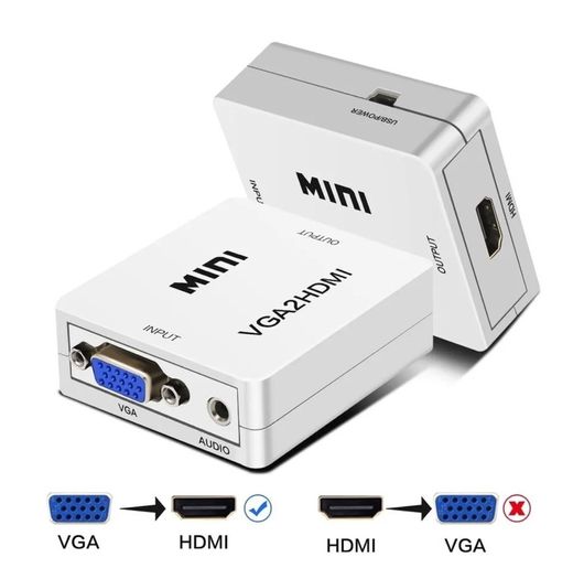VGA To HDMI HDTV Video Converter Adapter VGA2HDMI For PC Laptop TV Monitor A130