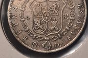 Silver 4 Reals vellon , Madrid 1849