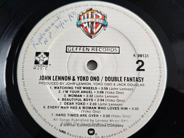 LP Vinyl Records  - John Lennon & Yoko Ono - Double Fantasy