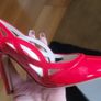 Martinez Valero Red Patent Leather Ladies Shoes Size 5 UK 38 EU Image 3