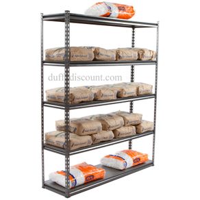 Rivet Industrial Shelving 1830x1500x400 200kg per shelf