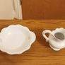 Lot of vintage ceramic items including  jug &bowl for washstand & Sandland Ware ceramic marmalade jar produced for Frank Cooper Ltd. Image 3