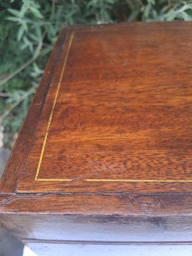 Sheraton Revival Large Mahogany Tea Caddy(Circa 1850)