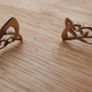 Vintage Sterling Silver 925 Celtic Knot Torc Bangle 13,9g Image 8