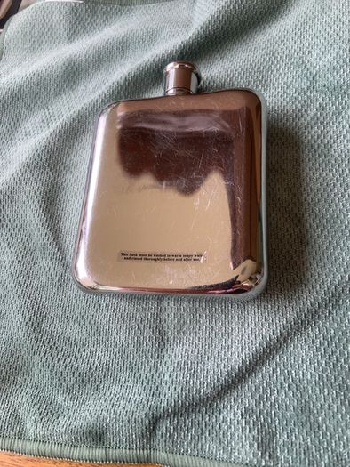 Jameson chrome hip flask