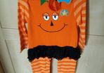 Halloween Fancy dress all in one outfit pumpkin outfit size 18 mths to 2 yrs